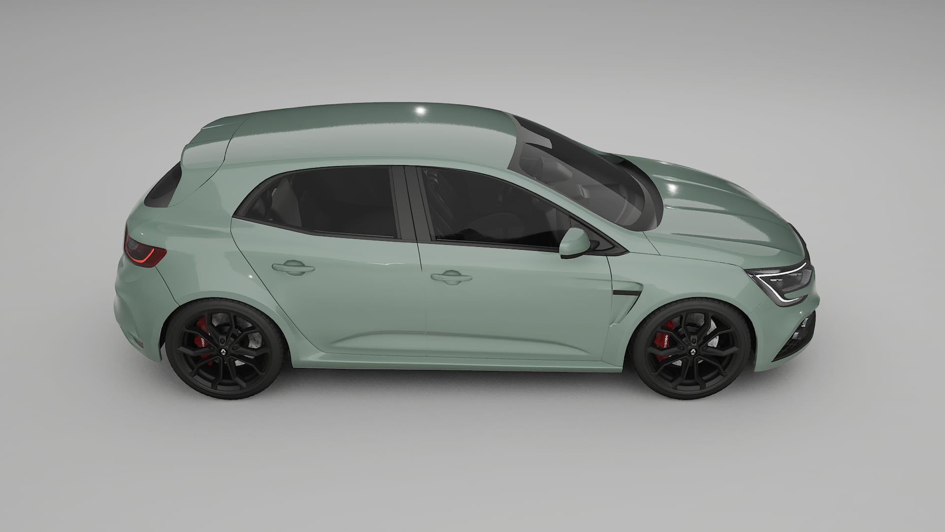 Renault Megane RS IV TPU Paint Protection Film | CINDER Color Change PPF Full Pre-Cut Kit