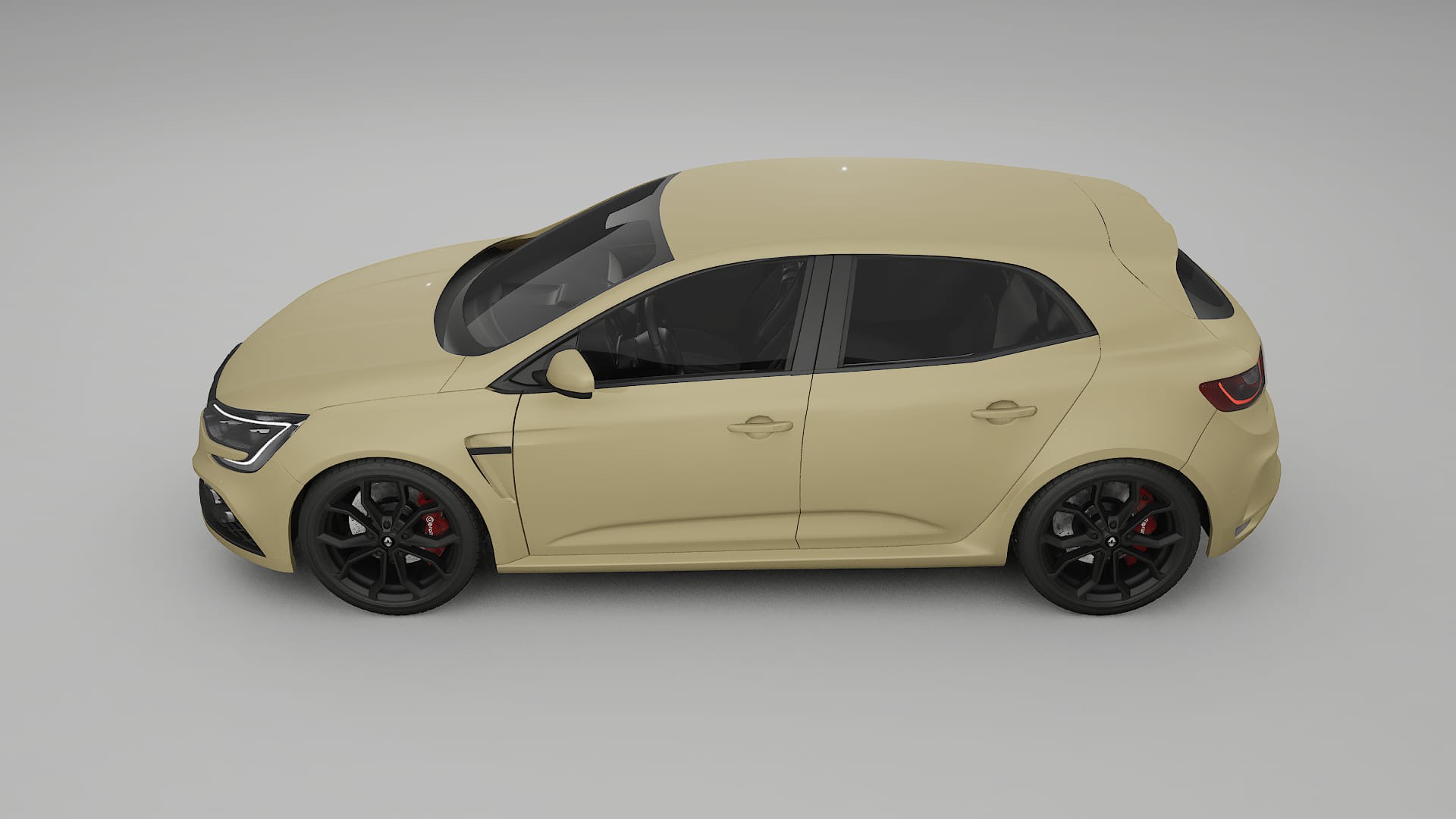 Renault Megane RS IV TPU Paint Protection Film | SAND Color Change PPF Full Pre-Cut Kit