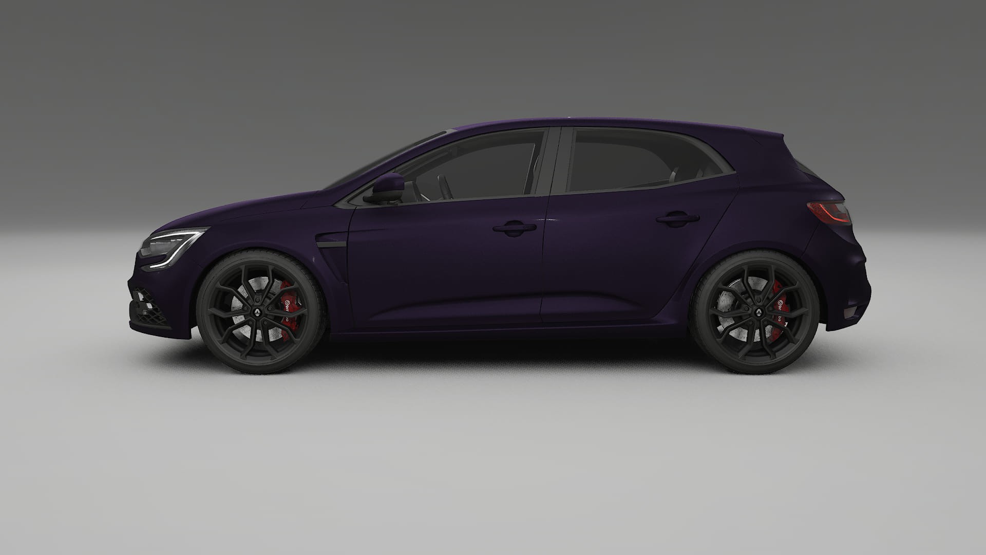 Renault Megane RS IV TPU Paint Protection Film | VIOLET Color Change PPF Full Pre-Cut Kit