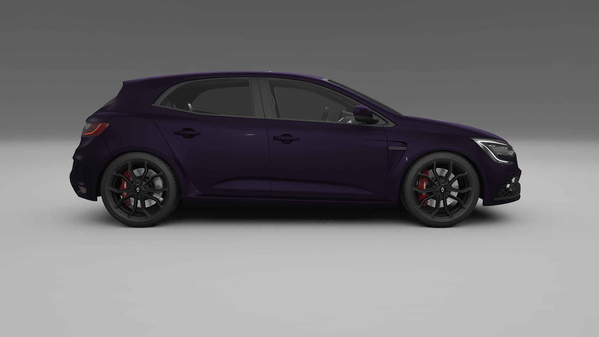Renault Megane RS IV TPU Paint Protection Film | VIOLET Color Change PPF Full Pre-Cut Kit