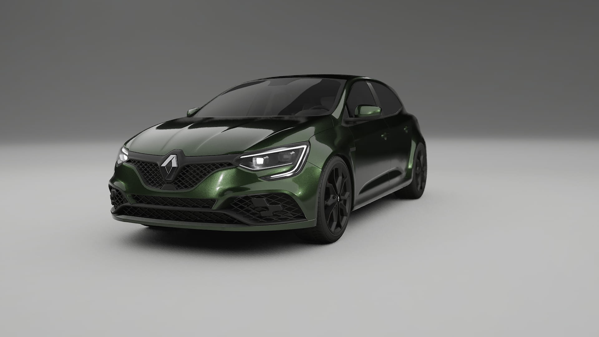 Renault Megane RS IV TPU Paint Protection Film | LAGOON Color Change PPF Full Pre-Cut Kit