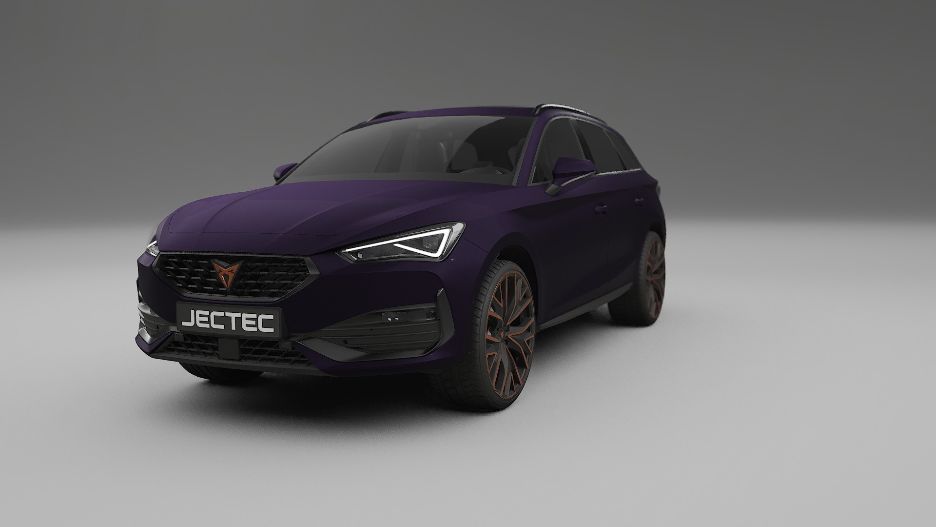 Seat Leon Cupra KL TPU Paint Protection Film | VIOLET Color Change PPF Full Pre-Cut Kit