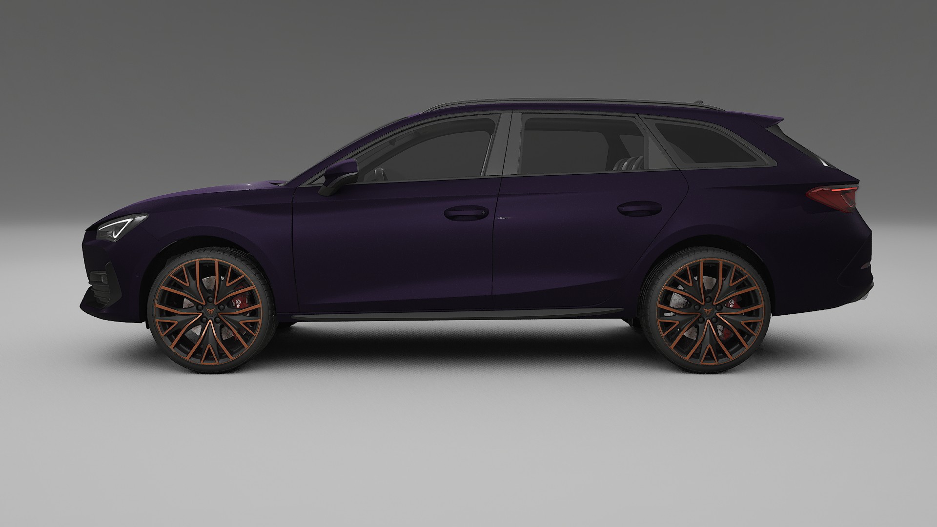 Seat Leon Cupra KL TPU Paint Protection Film | VIOLET Color Change PPF Full Pre-Cut Kit