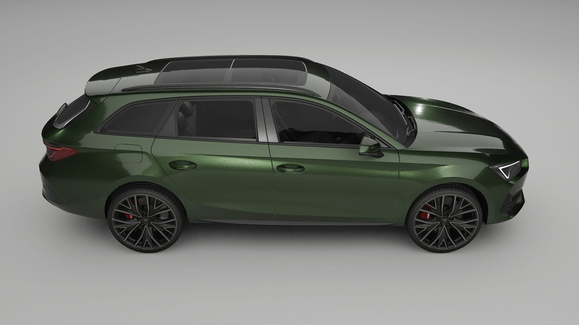 Seat Leon Cupra KL TPU Paint Protection Film | LAGOON Color Change PPF Full Pre-Cut Kit