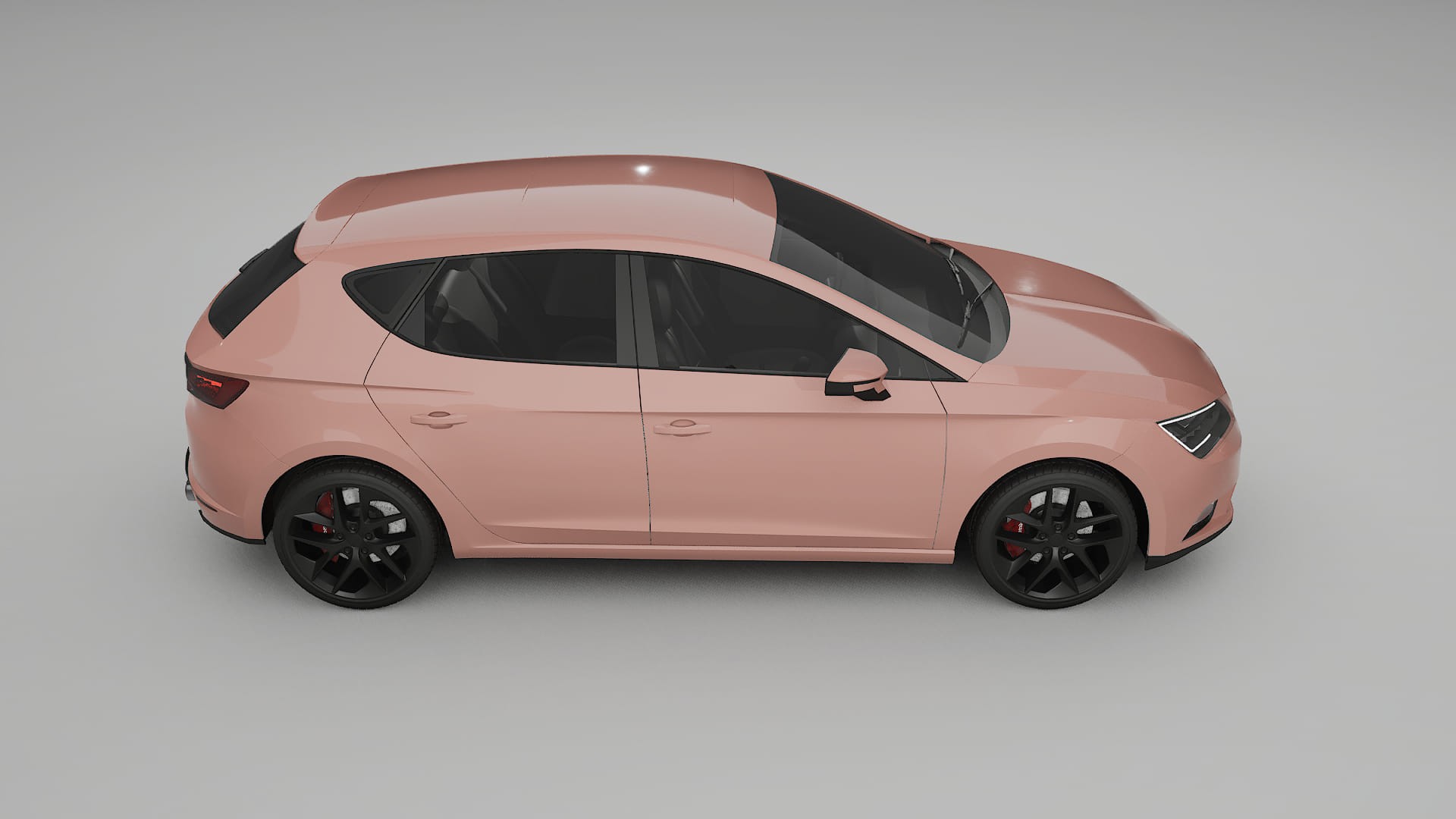 Seat Leon FR 5F TPU Paint Protection Film | BLUSH Color Change PPF Full Pre-Cut Kit