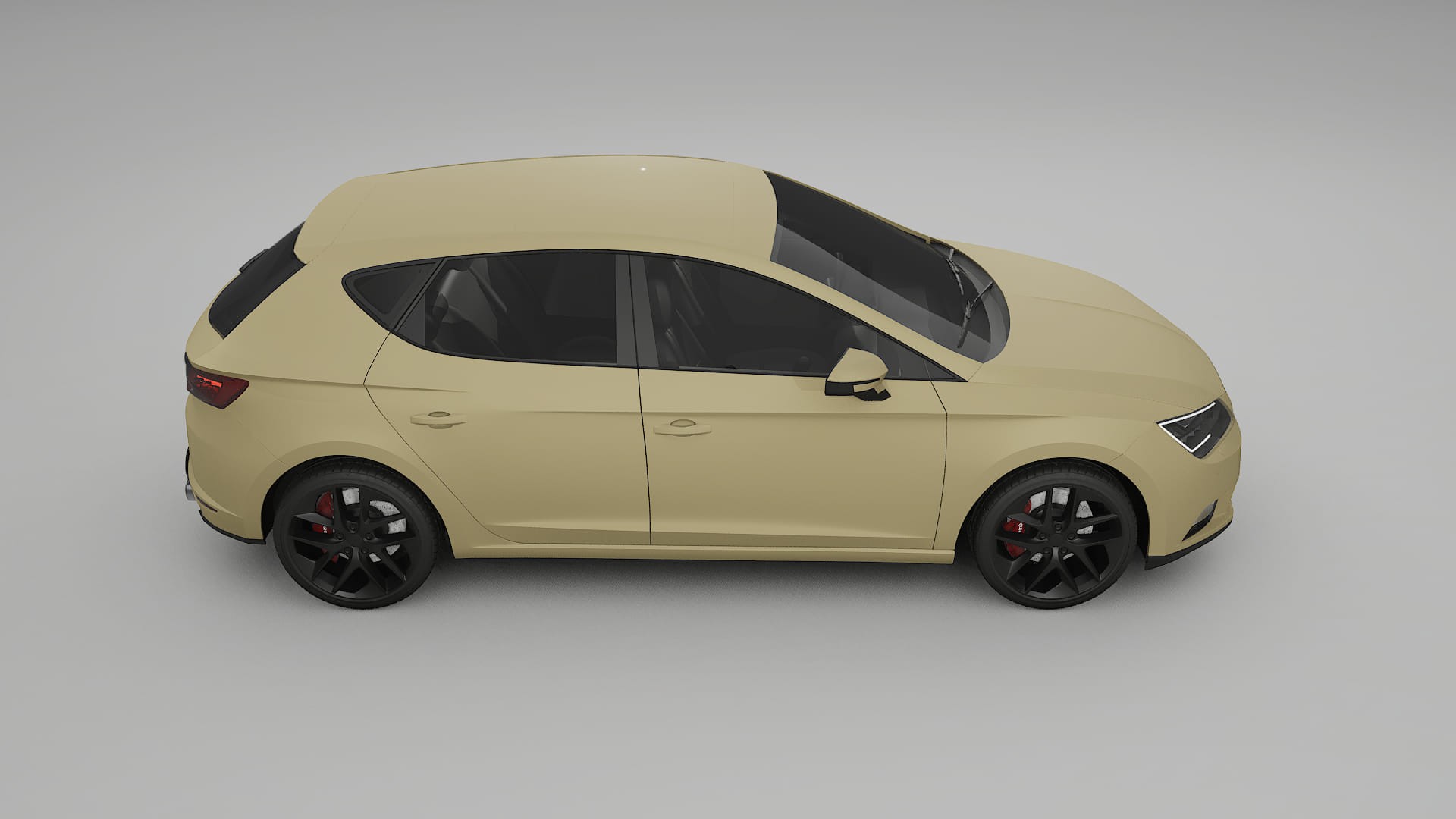 Seat Leon FR 5F TPU Paint Protection Film | SAND Color Change PPF Full Pre-Cut Kit