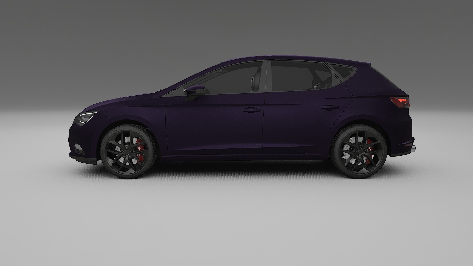 Seat Leon FR 5F TPU Paint Protection Film | VIOLET Color Change PPF Full Pre-Cut Kit