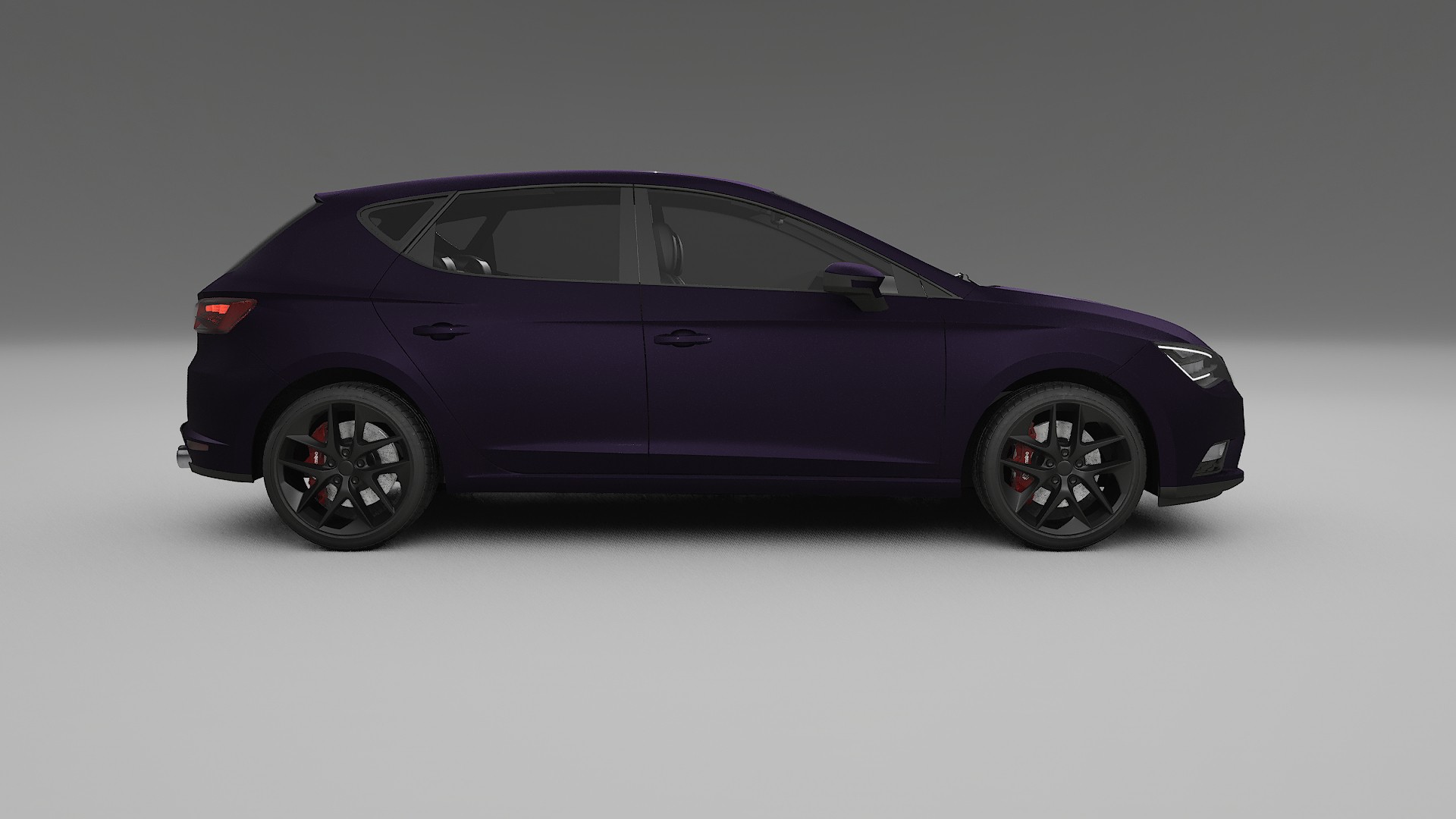 Seat Leon FR 5F TPU Paint Protection Film | VIOLET Color Change PPF Full Pre-Cut Kit