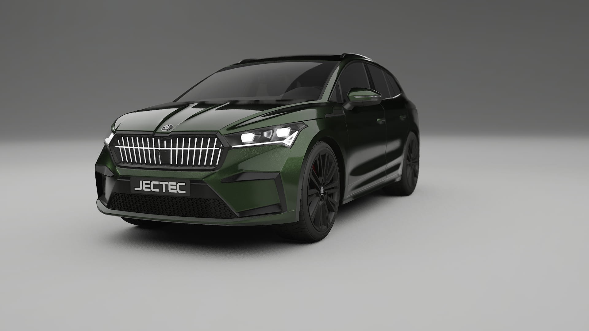 Škoda Enyaq MEB TPU Paint Protection Film | LAGOON Color Change PPF Full Pre-Cut Kit