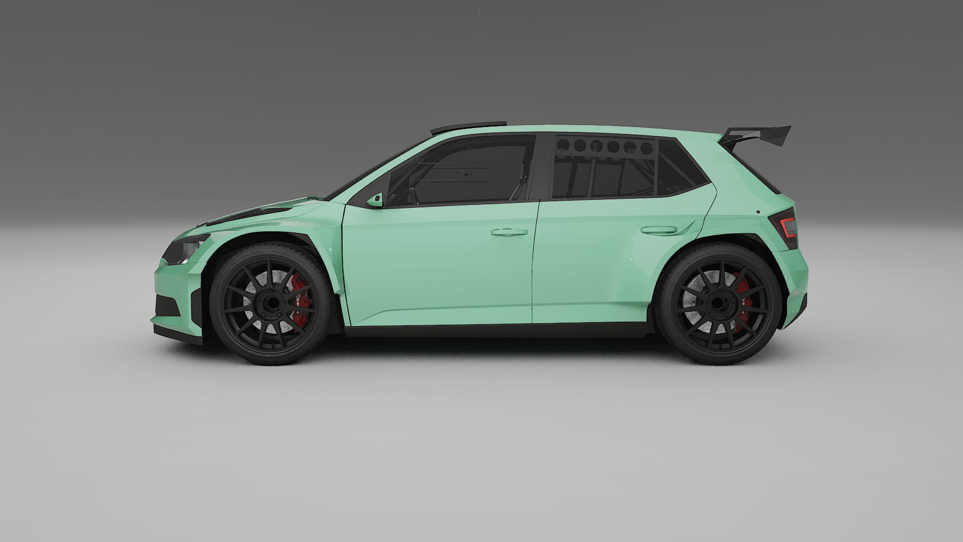 Škoda Fabia R5 6V TPU Paint Protection Film | DUSTY Color Change PPF Full Pre-Cut Kit