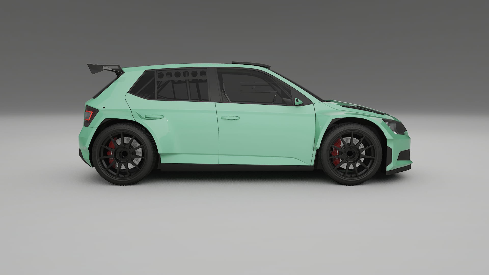 Škoda Fabia R5 6V TPU Paint Protection Film | DUSTY Color Change PPF Full Pre-Cut Kit