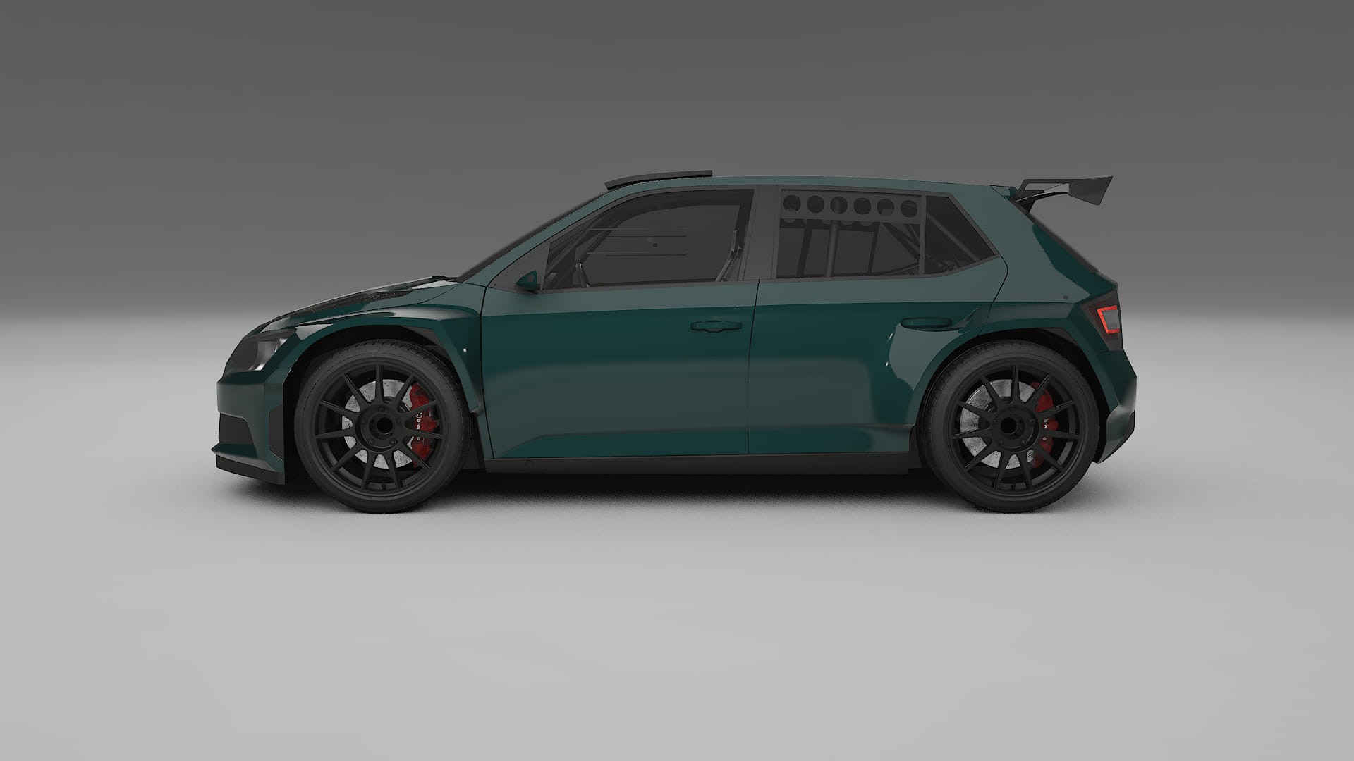 Škoda Fabia R5 6V TPU Paint Protection Film | INFERNO Color Change PPF Full Pre-Cut Kit