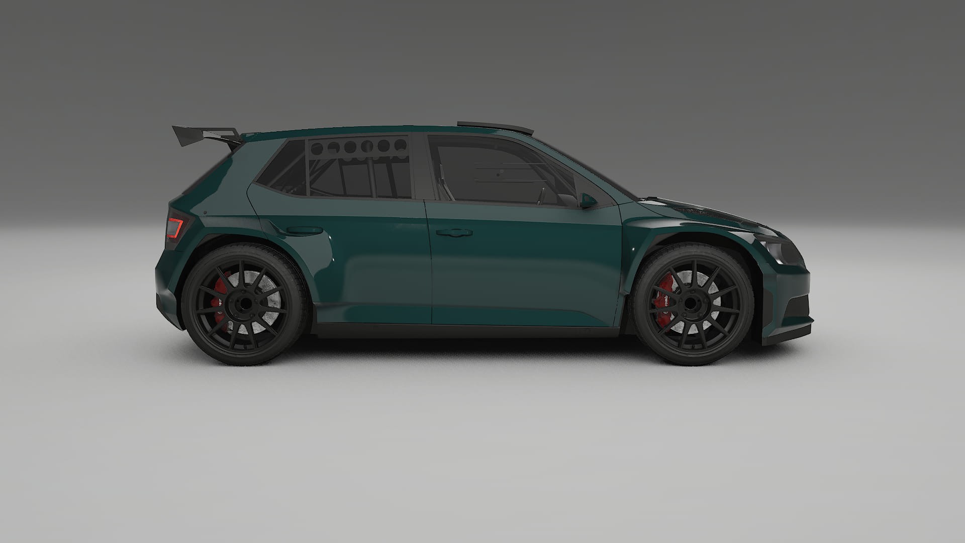 Škoda Fabia R5 6V TPU Paint Protection Film | INFERNO Color Change PPF Full Pre-Cut Kit
