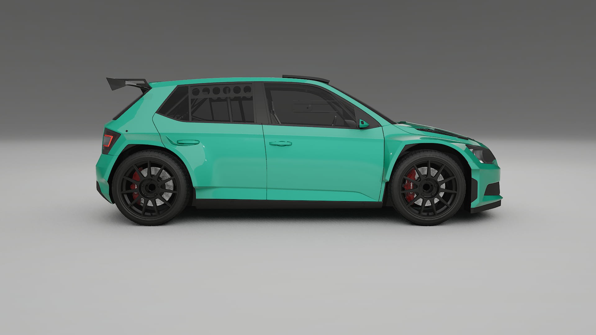 Škoda Fabia R5 6V TPU Paint Protection Film | JEWEL Color Change PPF Full Pre-Cut Kit