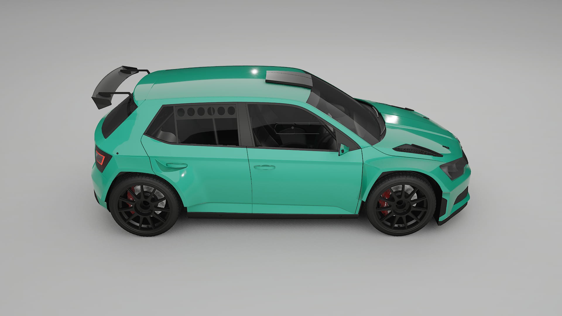 Škoda Fabia R5 6V TPU Paint Protection Film | JEWEL Color Change PPF Full Pre-Cut Kit