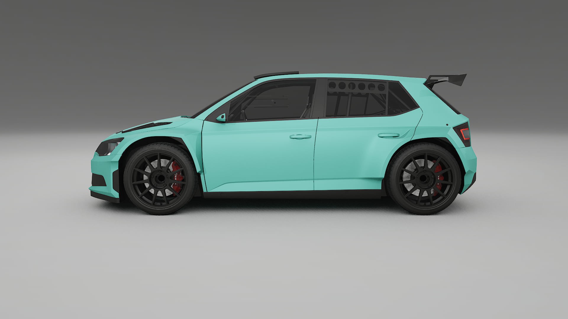 Škoda Fabia R5 6V TPU Paint Protection Film | FROST Color Change PPF Full Pre-Cut Kit