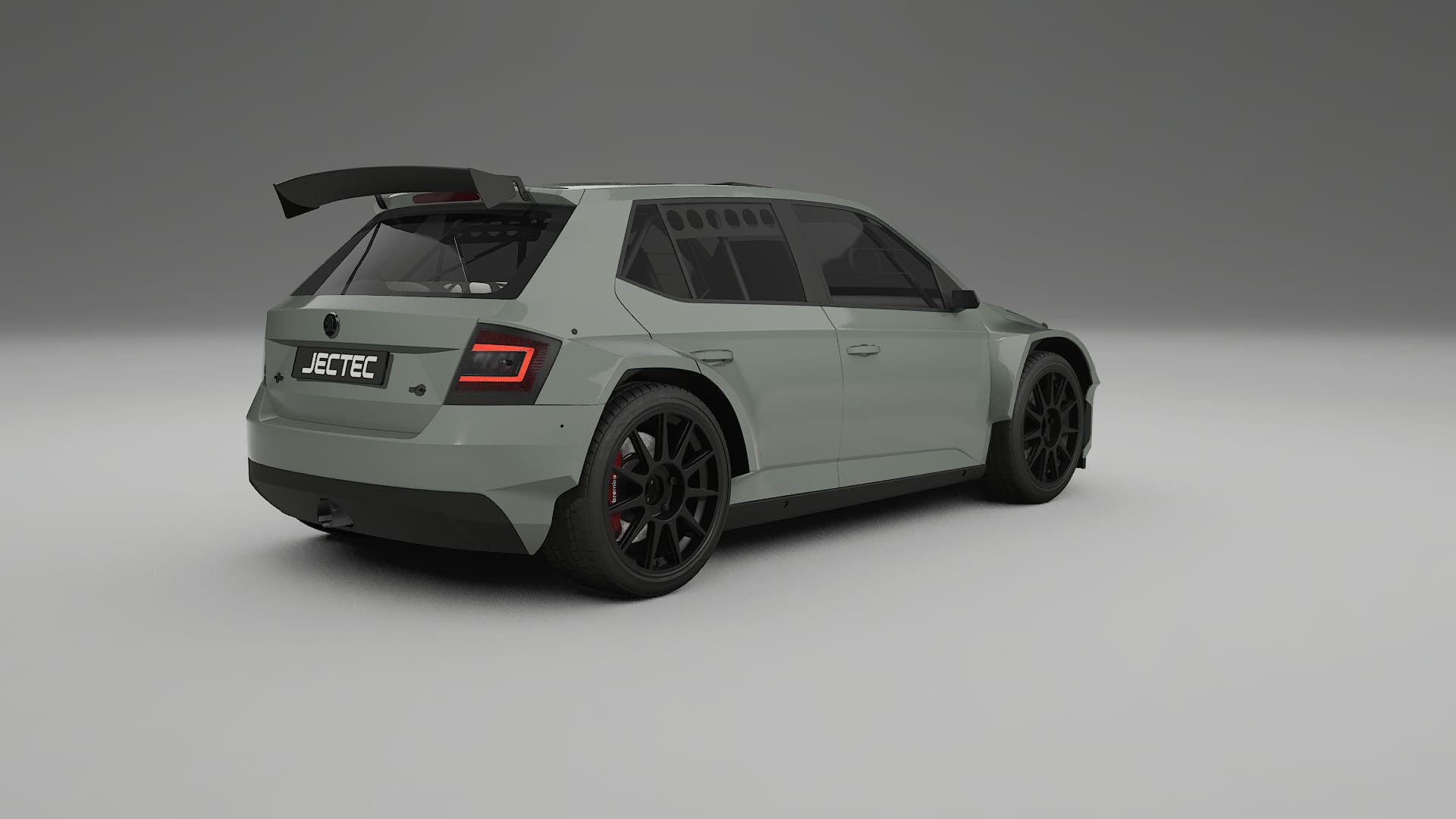 Škoda Fabia R5 6V TPU Paint Protection Film | SLATE Color Change PPF Full Pre-Cut Kit