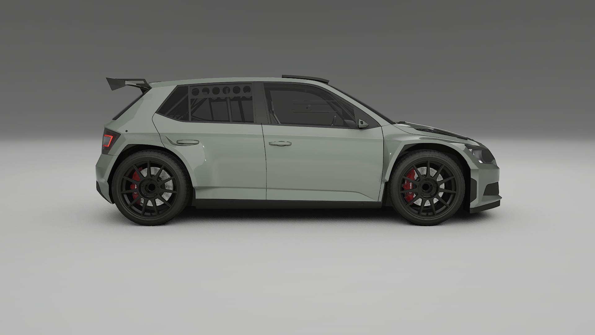 Škoda Fabia R5 6V TPU Paint Protection Film | SLATE Color Change PPF Full Pre-Cut Kit