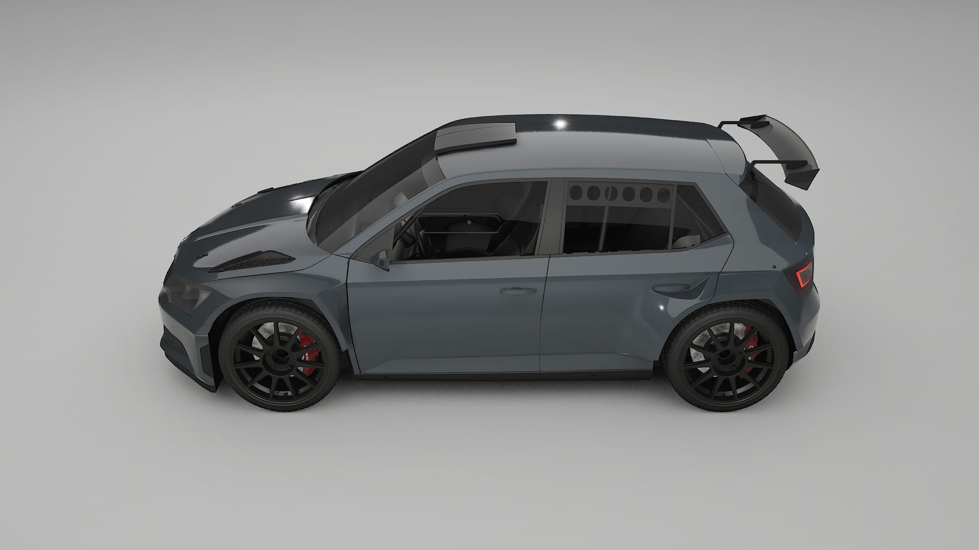 Škoda Fabia R5 6V TPU Paint Protection Film | GRANITE Color Change PPF Full Pre-Cut Kit