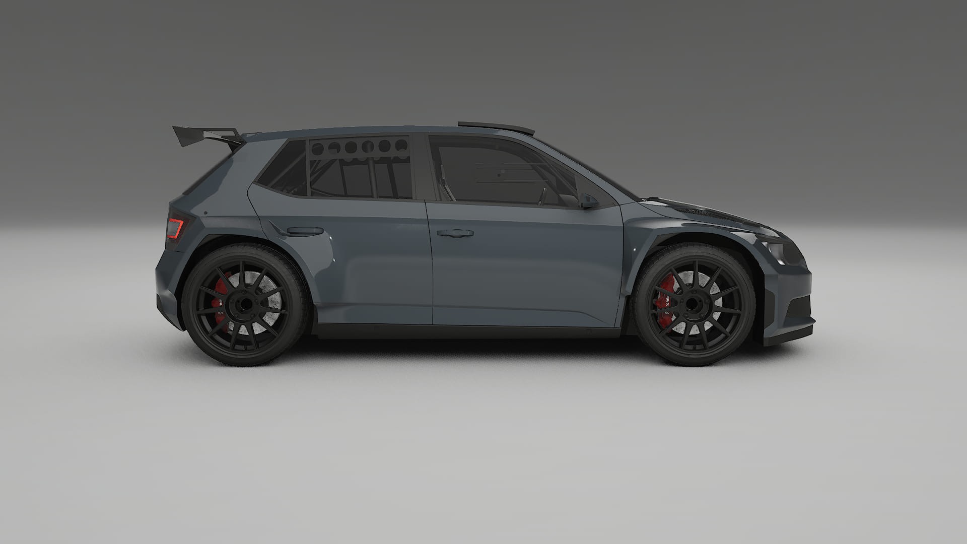 Škoda Fabia R5 6V TPU Paint Protection Film | GRANITE Color Change PPF Full Pre-Cut Kit