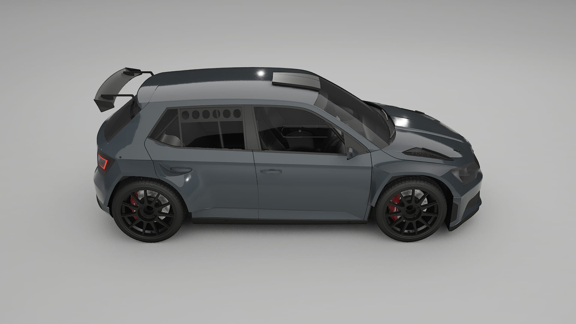 Škoda Fabia R5 6V TPU Paint Protection Film | GRANITE Color Change PPF Full Pre-Cut Kit