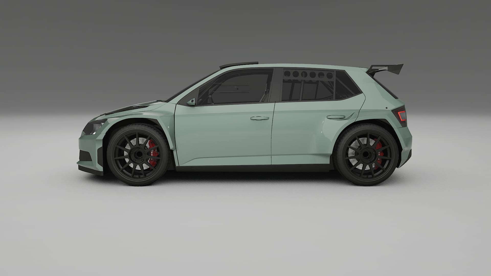 Škoda Fabia R5 6V TPU Paint Protection Film | CINDER Color Change PPF Full Pre-Cut Kit