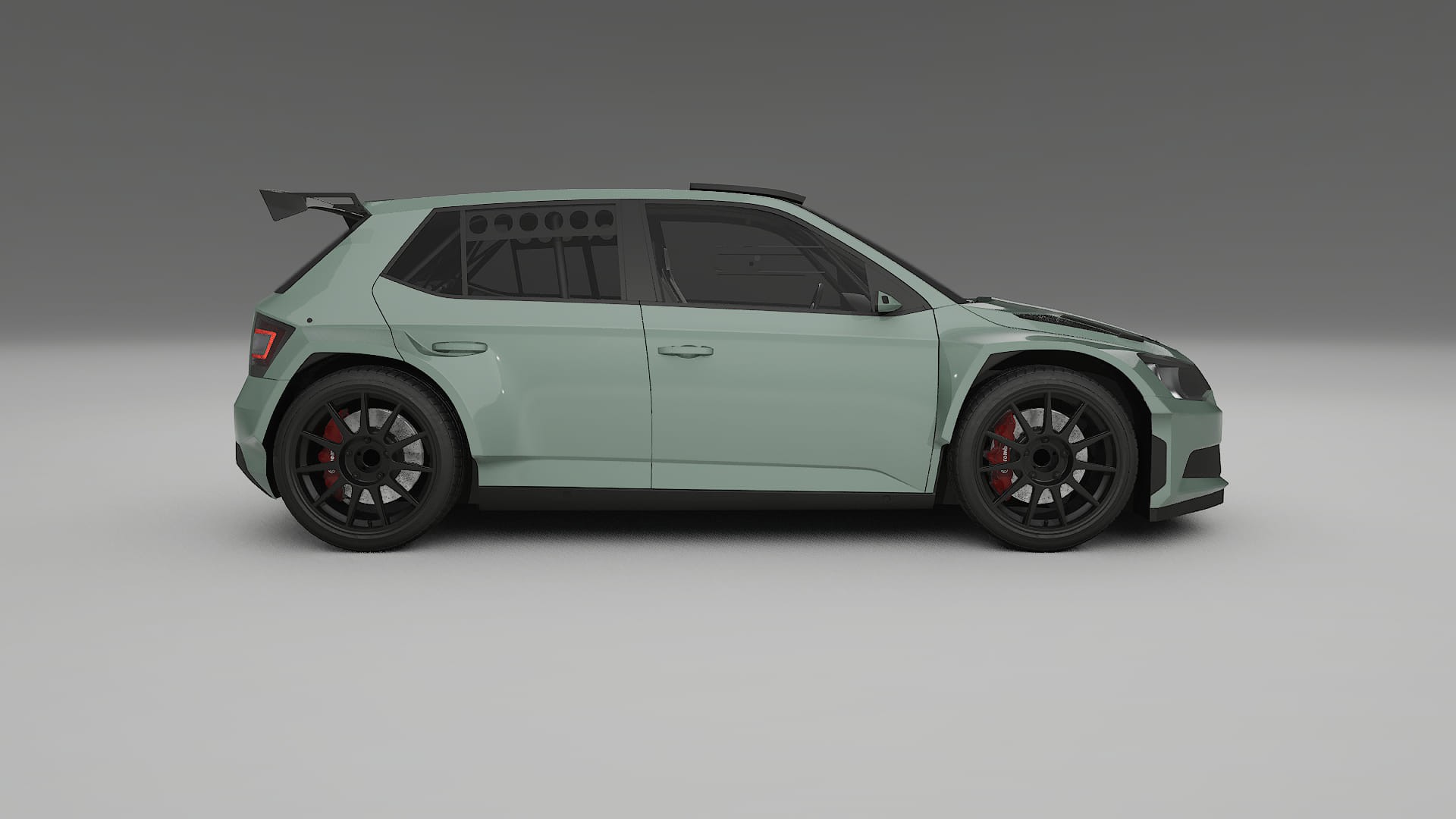 Škoda Fabia R5 6V TPU Paint Protection Film | CINDER Color Change PPF Full Pre-Cut Kit