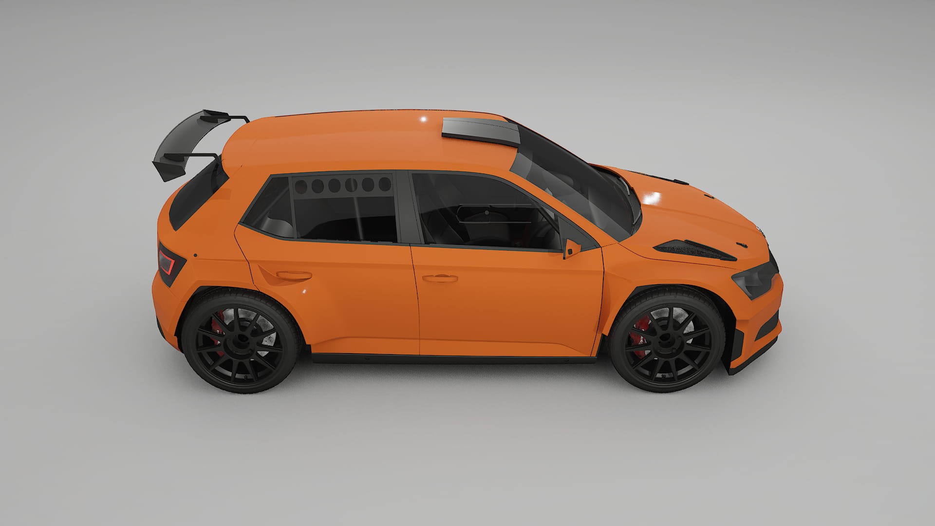 Škoda Fabia R5 6V TPU Paint Protection Film | ROCKET Color Change PPF Full Pre-Cut Kit