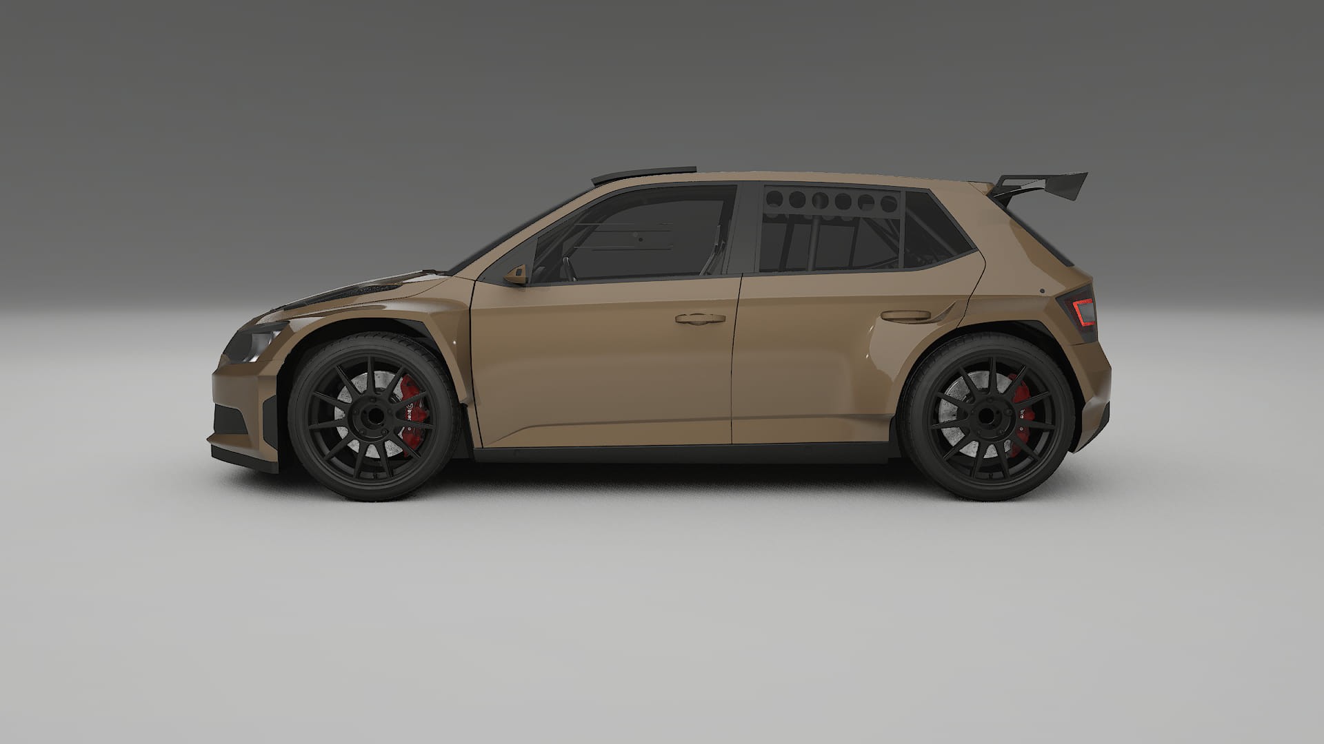Škoda Fabia R5 6V TPU Paint Protection Film | SAHARA Color Change PPF Full Pre-Cut Kit