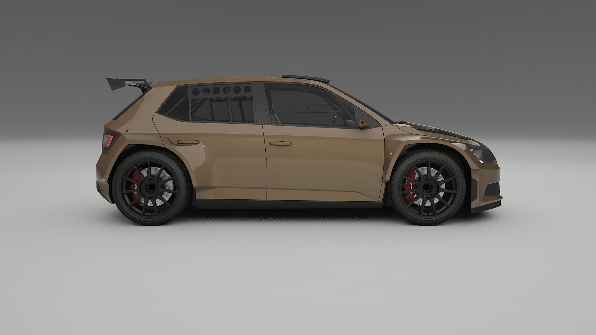 Škoda Fabia R5 6V TPU Paint Protection Film | SAHARA Color Change PPF Full Pre-Cut Kit