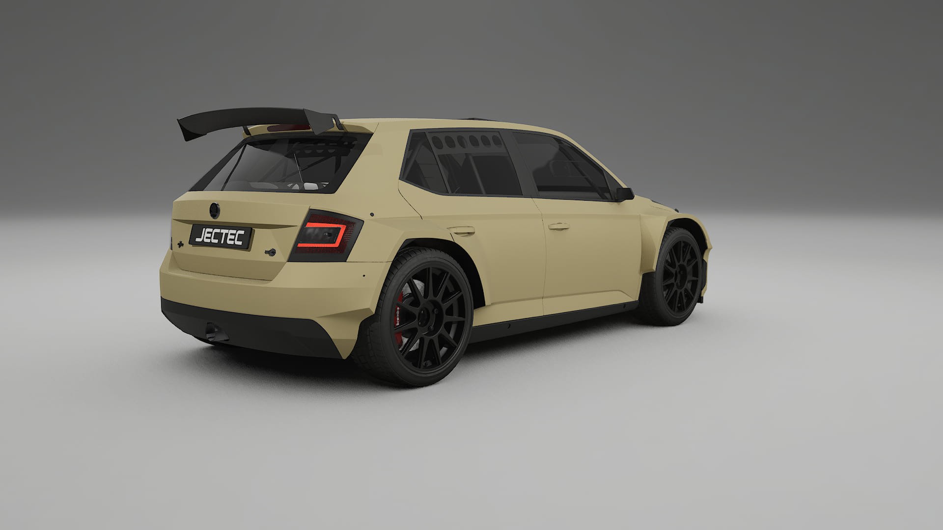 Škoda Fabia R5 6V TPU Paint Protection Film | SAND Color Change PPF Full Pre-Cut Kit