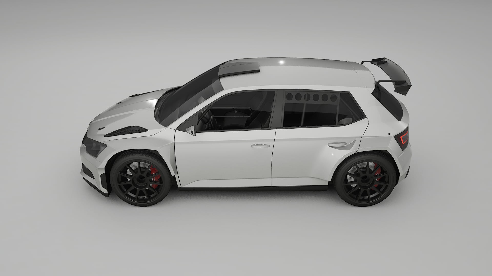 Škoda Fabia R5 6V TPU Paint Protection Film | PEARL Color Change PPF Full Pre-Cut Kit