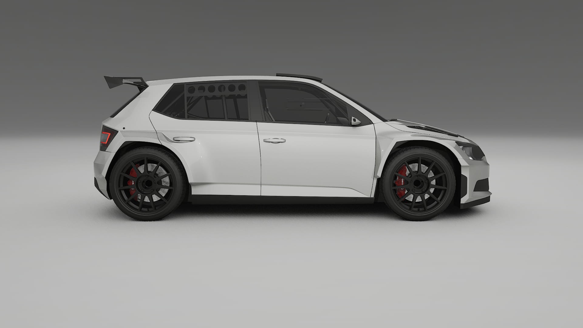 Škoda Fabia R5 6V TPU Paint Protection Film | PEARL Color Change PPF Full Pre-Cut Kit