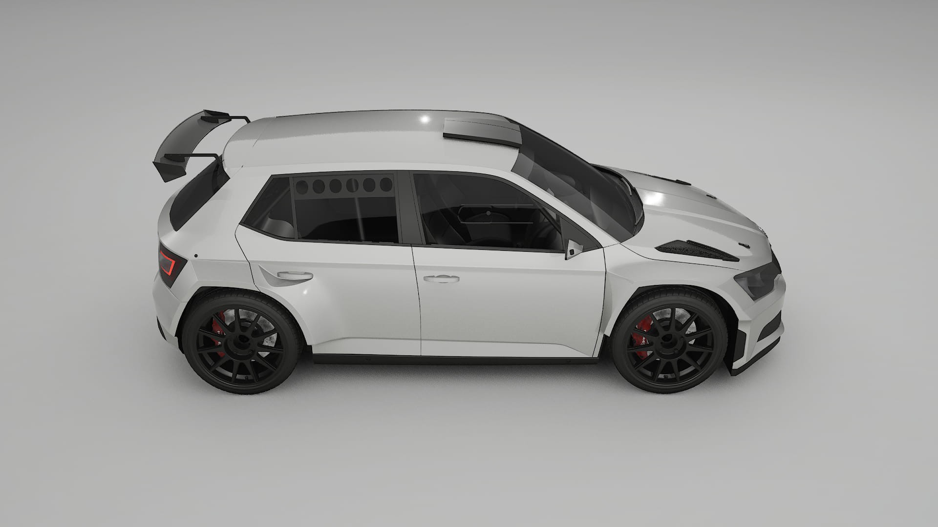 Škoda Fabia R5 6V TPU Paint Protection Film | PEARL Color Change PPF Full Pre-Cut Kit