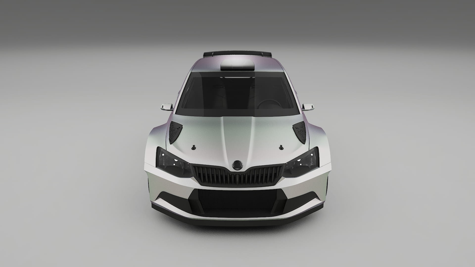 Škoda Fabia R5 6V TPU Paint Protection Film | NEBULA Color Change PPF Full Pre-Cut Kit
