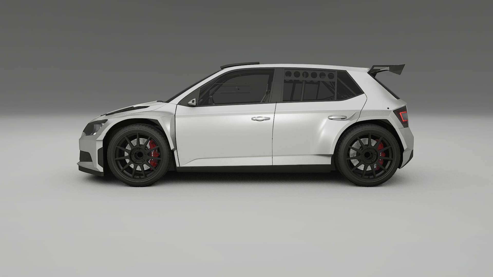 Škoda Fabia R5 6V TPU Paint Protection Film | OPAL Color Change PPF Full Pre-Cut Kit
