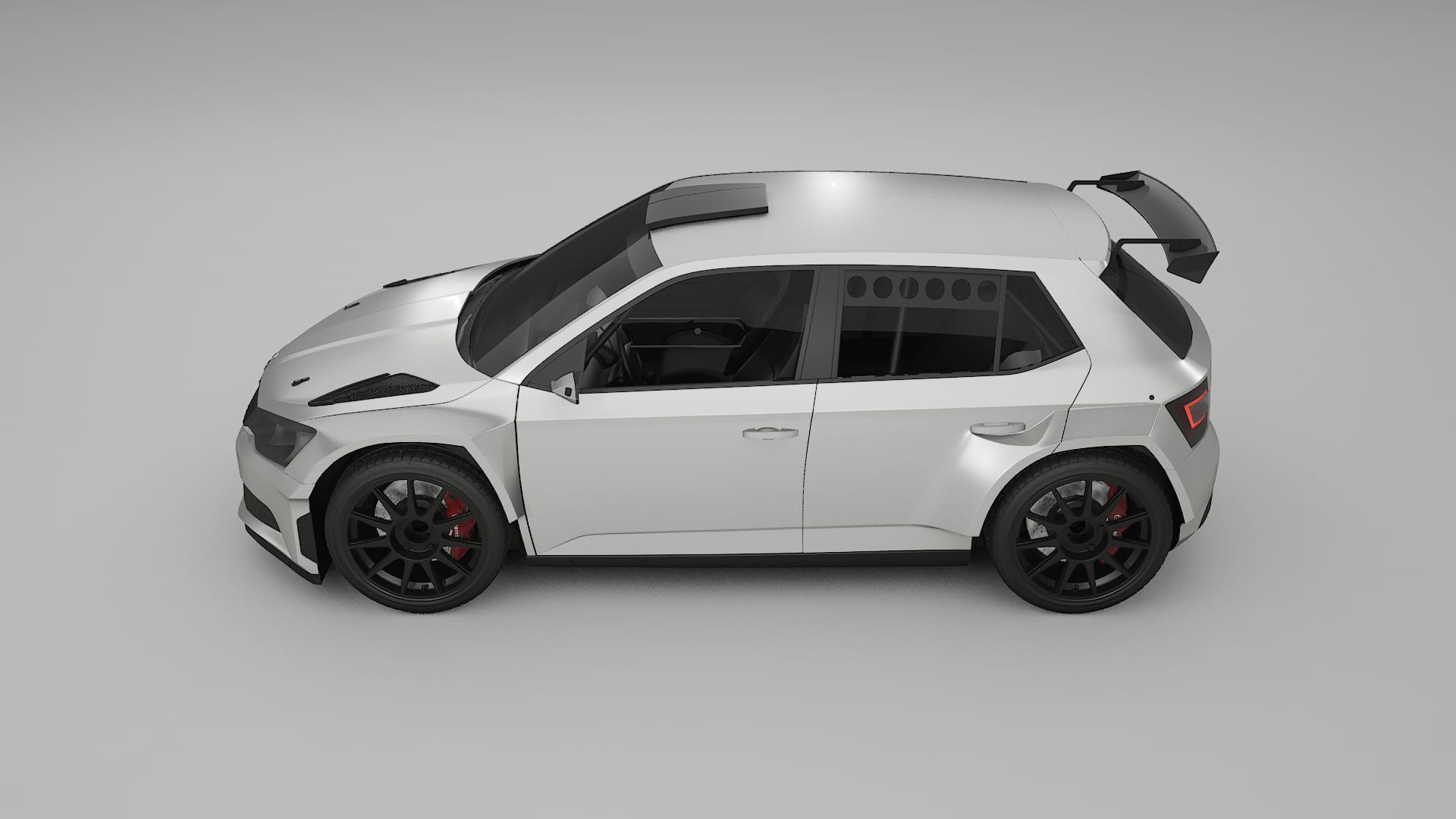 Škoda Fabia R5 6V TPU Paint Protection Film | OPAL Color Change PPF Full Pre-Cut Kit