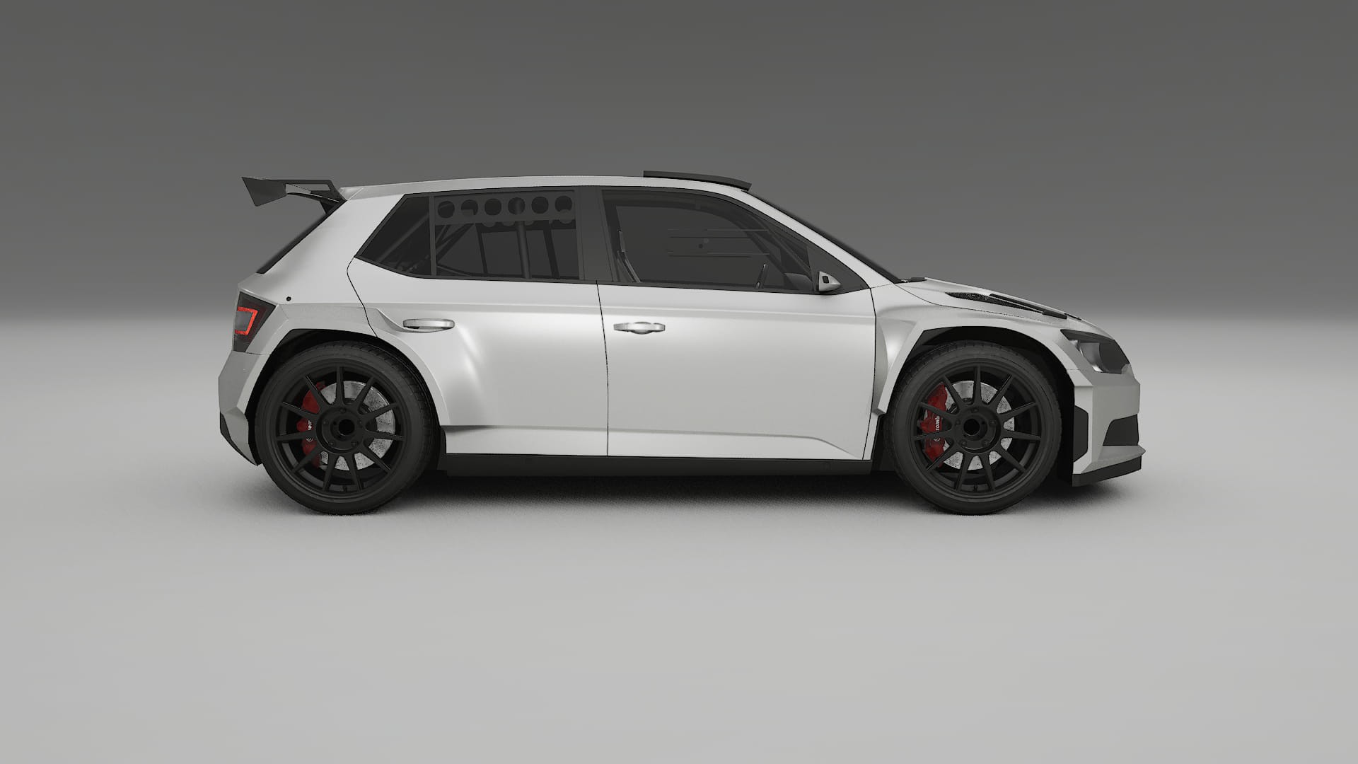 Škoda Fabia R5 6V TPU Paint Protection Film | OPAL Color Change PPF Full Pre-Cut Kit