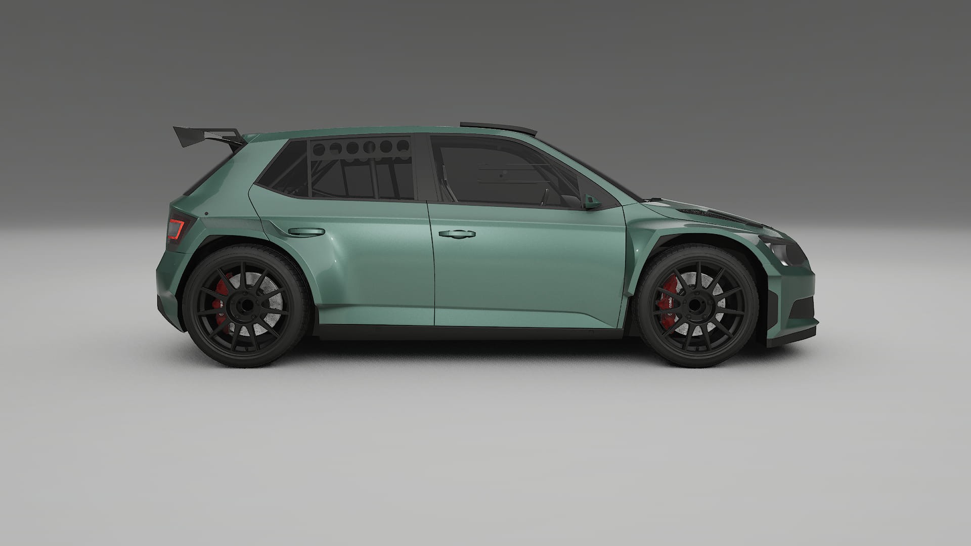 Škoda Fabia R5 6V TPU Paint Protection Film | EVERGREEN Color Change PPF Full Pre-Cut Kit