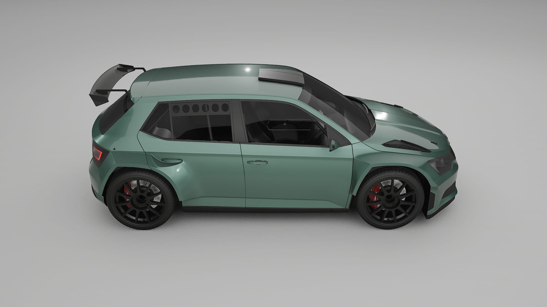 Škoda Fabia R5 6V TPU Paint Protection Film | EVERGREEN Color Change PPF Full Pre-Cut Kit