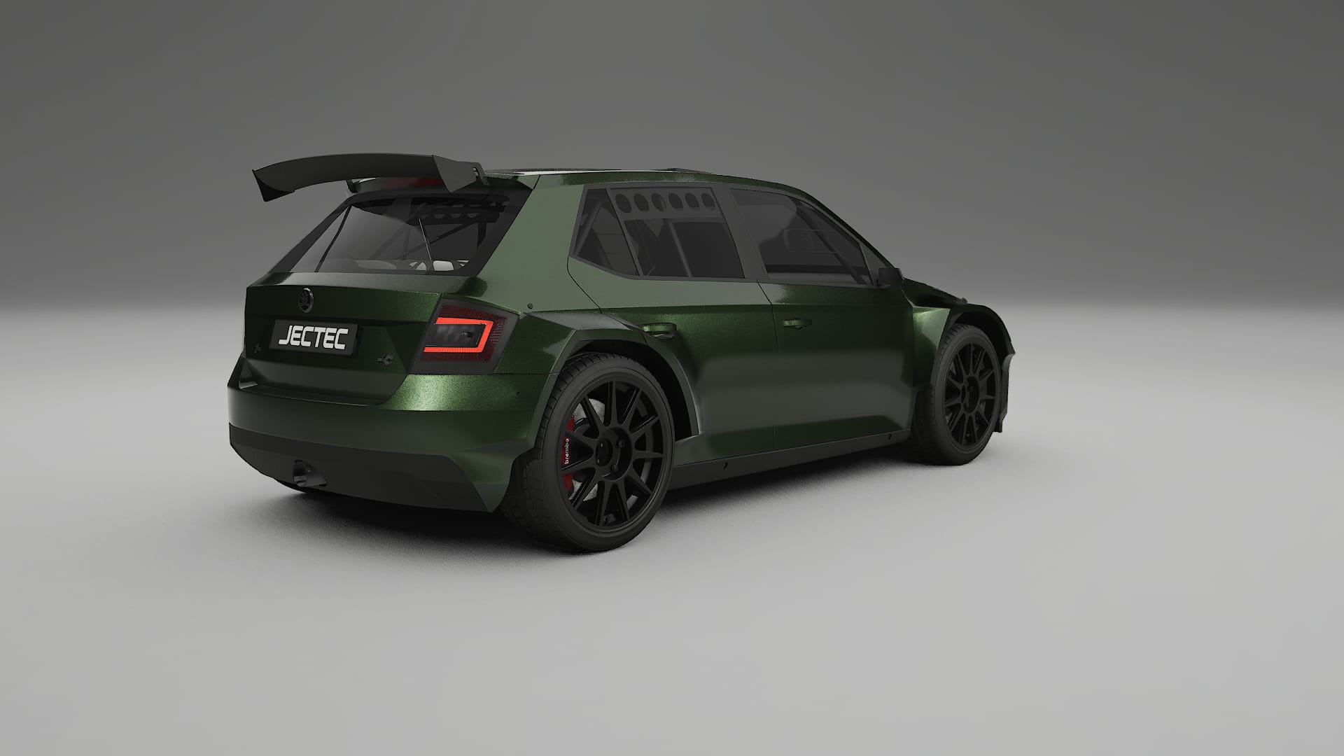 Škoda Fabia R5 6V TPU Paint Protection Film | LAGOON Color Change PPF Full Pre-Cut Kit