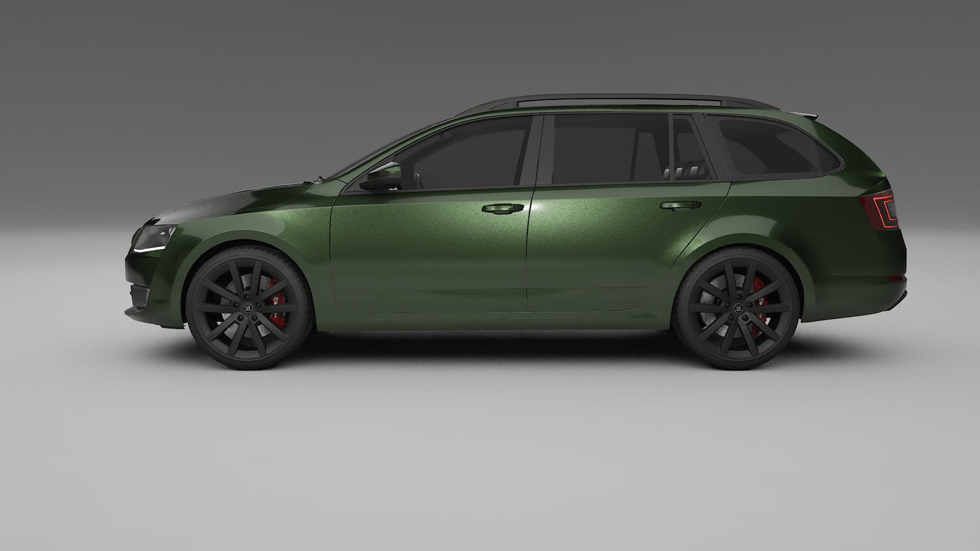 Škoda Octavia combi 5E TPU Paint Protection Film | LAGOON Color Change PPF Full Pre-Cut Kit