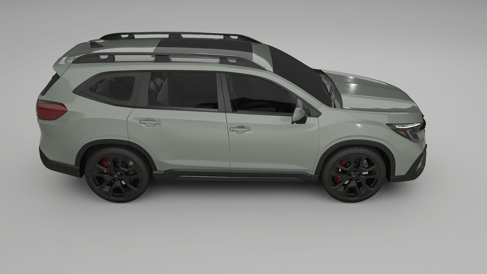 Subaru Ascent BT facelift LCI TPU Paint Protection Film | SLATE Color Change PPF Full Pre-Cut Kit