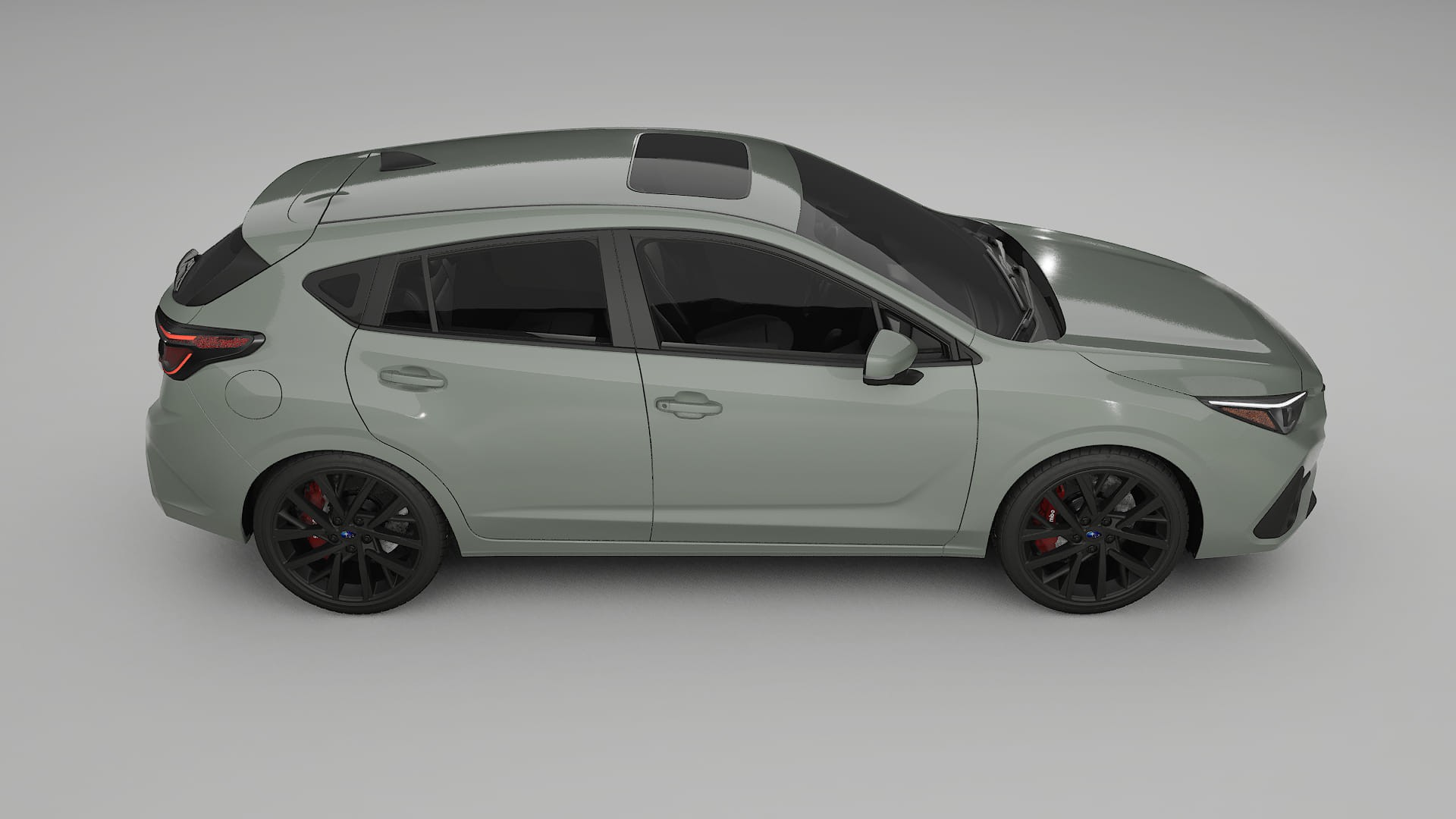 Subaru Impreza GU TPU Paint Protection Film | SLATE Color Change PPF Full Pre-Cut Kit