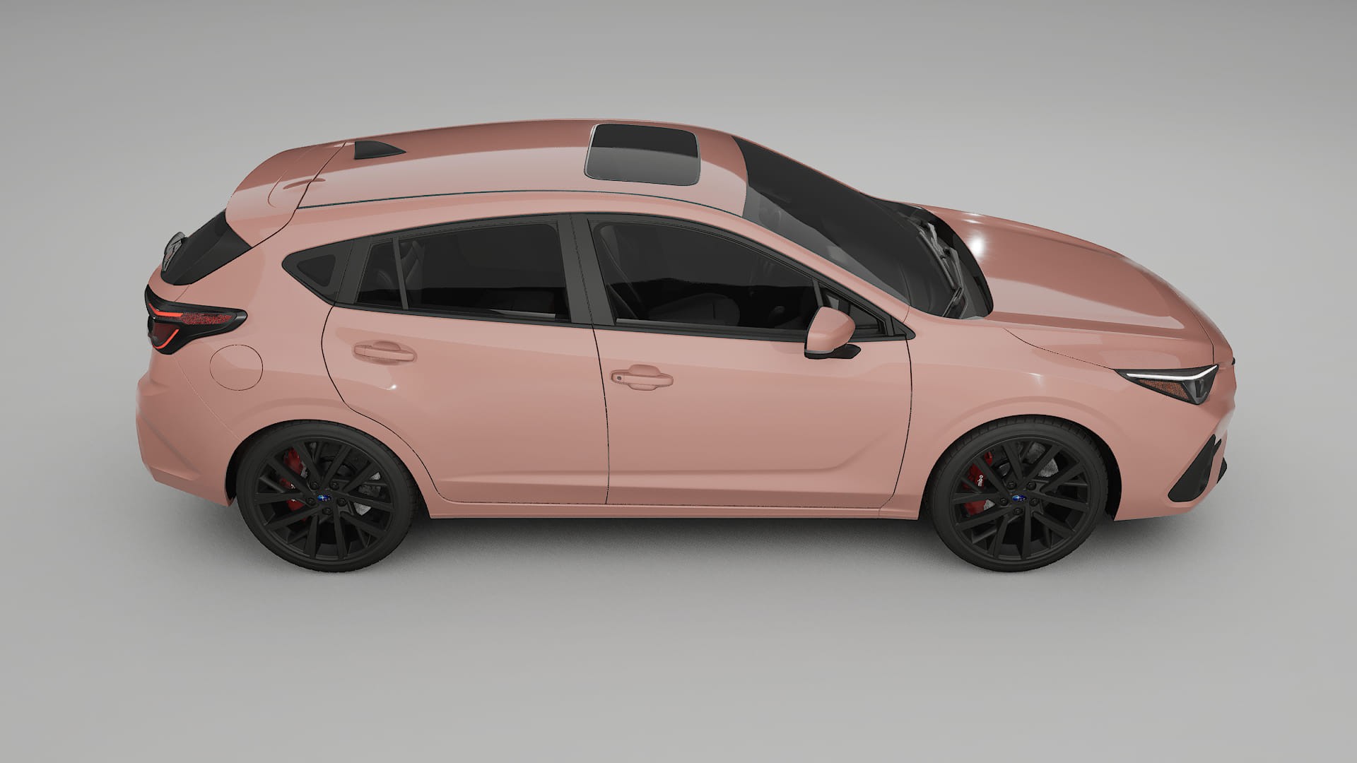 Subaru Impreza GU TPU Paint Protection Film | BLUSH Color Change PPF Full Pre-Cut Kit