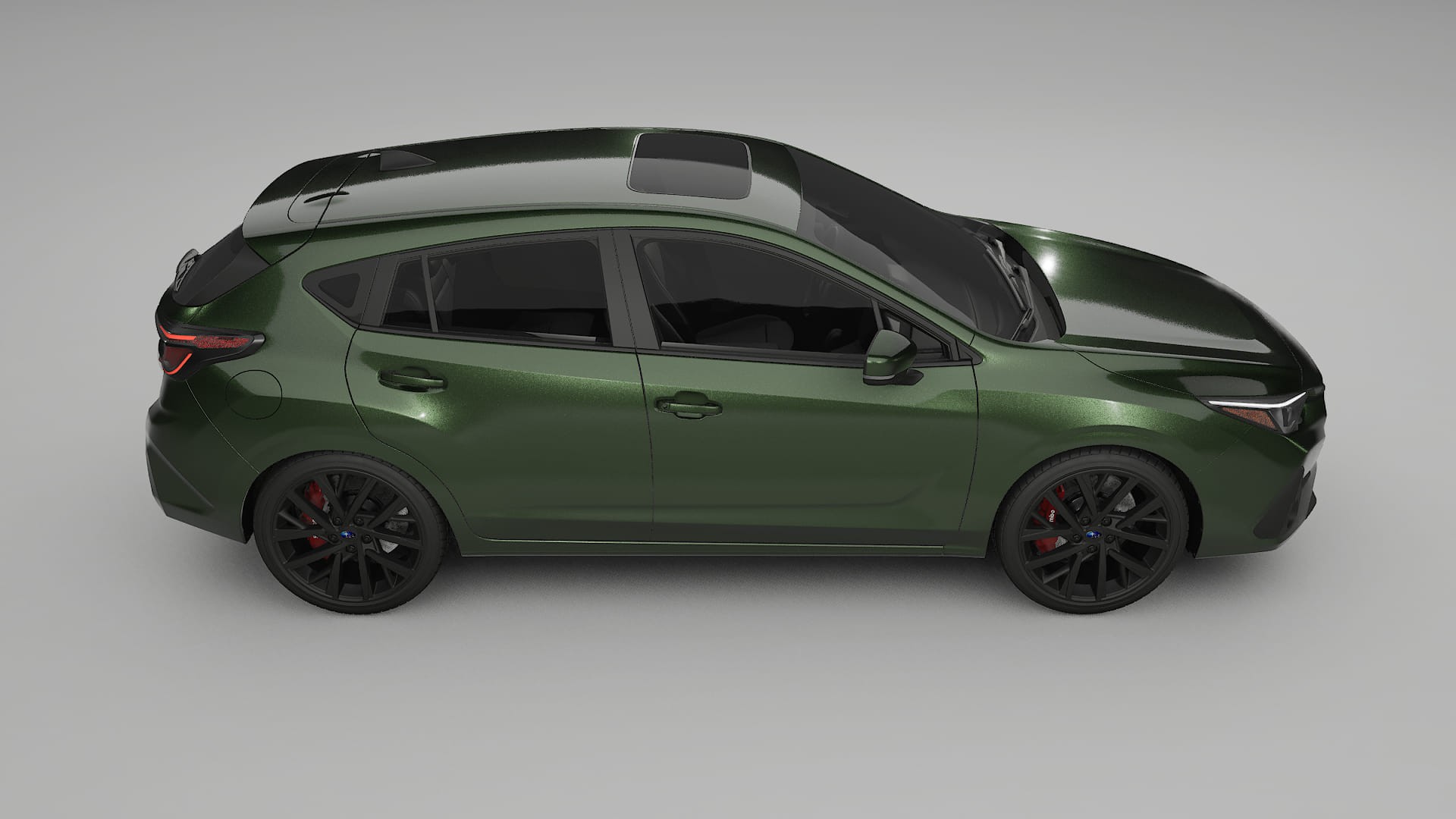 Subaru Impreza GU TPU Paint Protection Film | LAGOON Color Change PPF Full Pre-Cut Kit