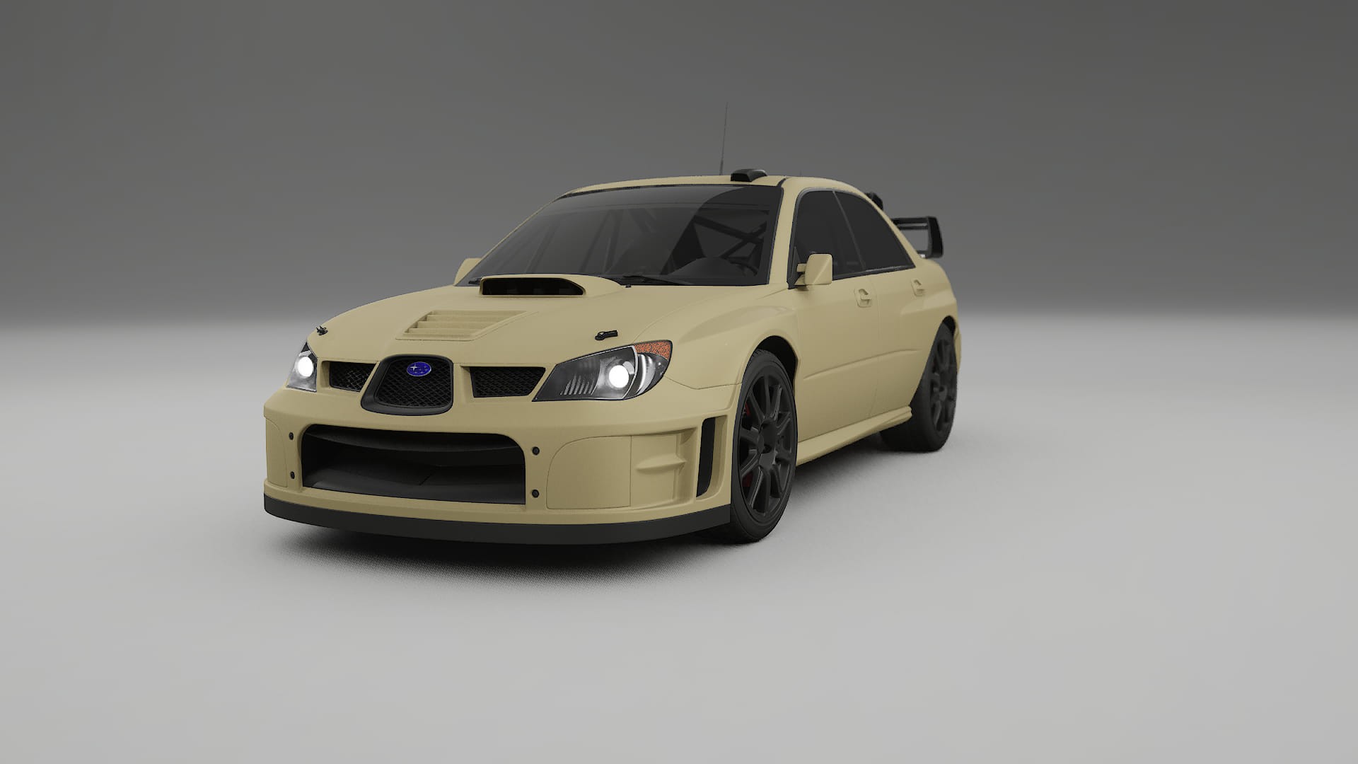 Subaru Impreza WRC GD TPU Paint Protection Film | SAND Color Change PPF Full Pre-Cut Kit
