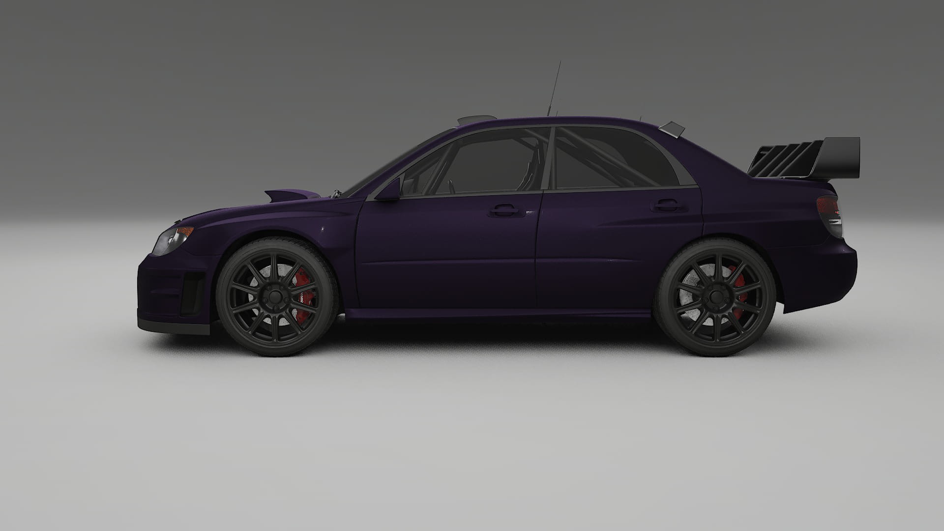 Subaru Impreza WRC GD TPU Paint Protection Film | VIOLET Color Change PPF Full Pre-Cut Kit
