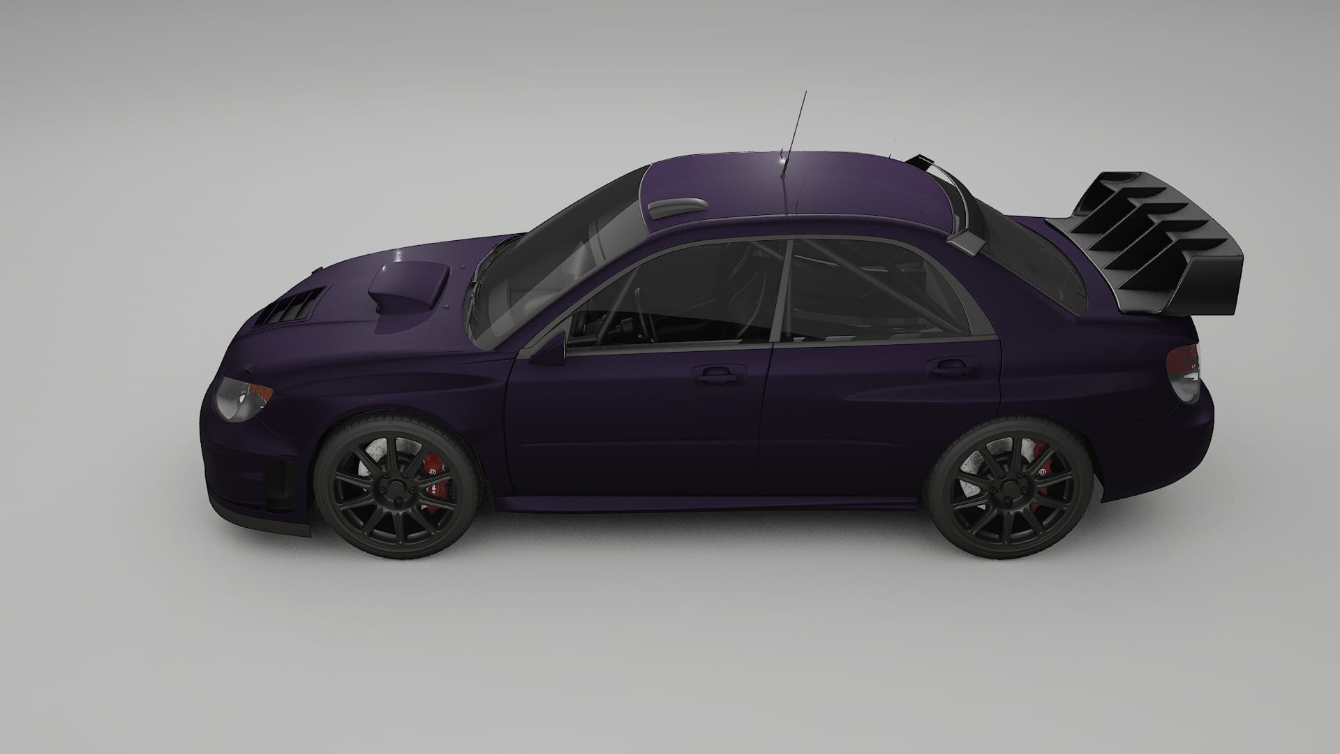 Subaru Impreza WRC GD TPU Paint Protection Film | VIOLET Color Change PPF Full Pre-Cut Kit