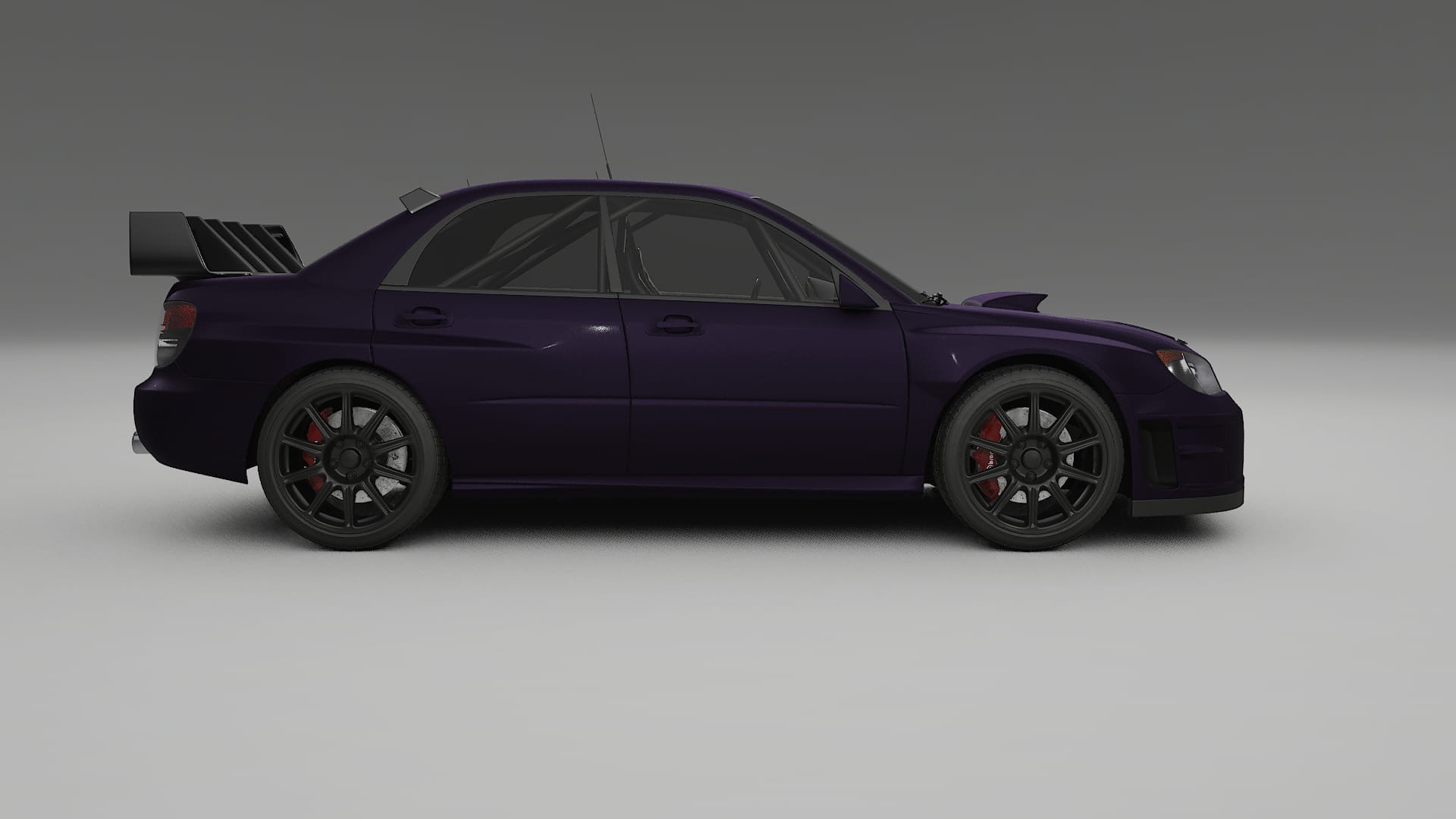 Subaru Impreza WRC GD TPU Paint Protection Film | VIOLET Color Change PPF Full Pre-Cut Kit